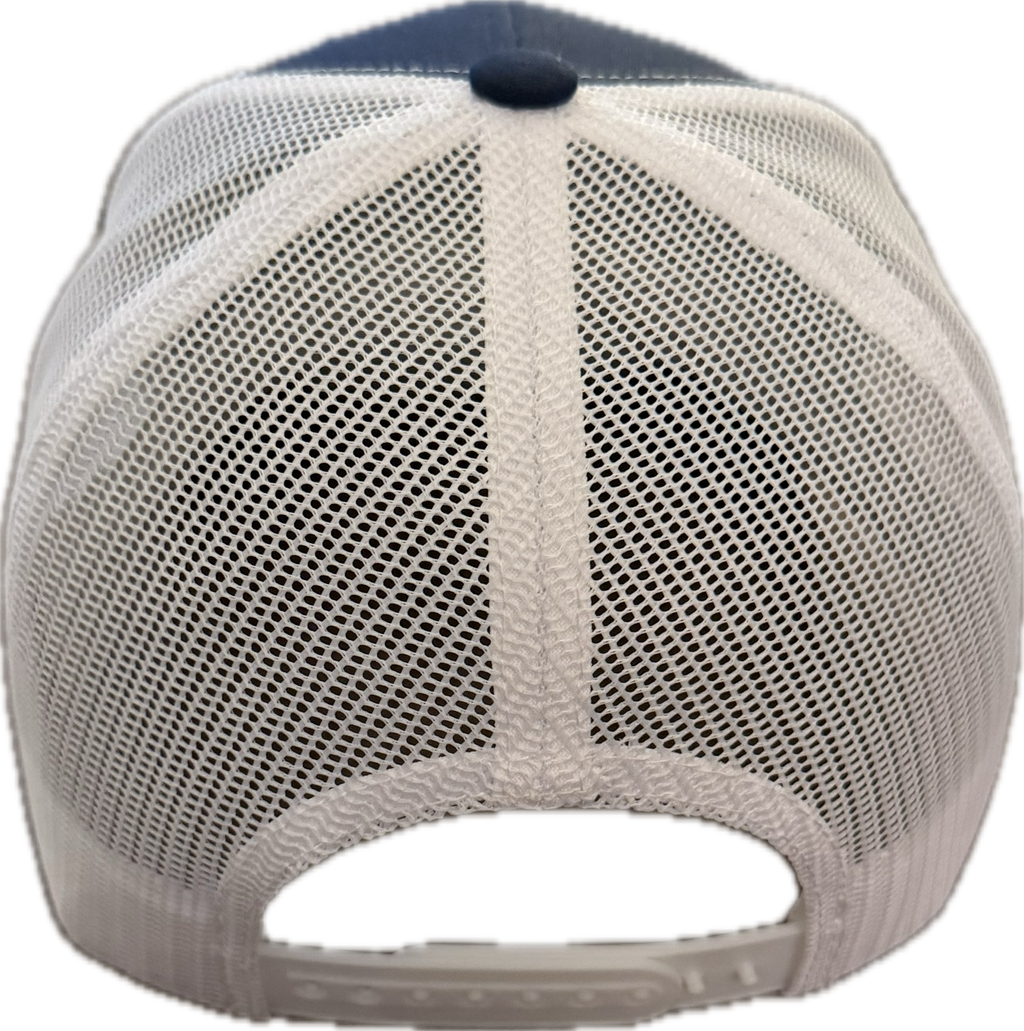 FXA Navy/White Snapback Hat with Sky Blue FXA